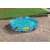 Bestway Fill N Fun Odyssey Kids Round Pool, 183x38 cm, blue with dolphin and fish print, in a garden setting