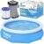 Bestway 57270 Korfu inflatable pool with filter pump and cartridge