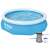 Bestway Fast Set inflatable pool with filter pump, blue and white, filter pump and cartridge