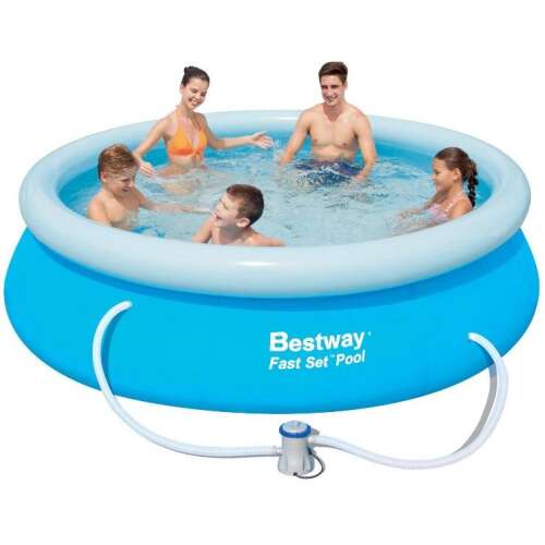 Bestway 57270 Korfu Aufblasbarer Pool mit Spinner und Filter 76x305cm #blau
