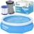 Bestway Fast Set aufblasbarer Pool mit Filterpumpe und Kartusche