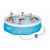 Bestway Korfu aufblasbarer Pool mit Familie, die Spaß hat