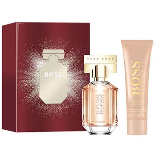 Hugo Boss The Scent ajándék szett nőknek, tartalmaz 30ml eau de parfumot és 50ml testápolót - Hugo Boss