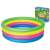 Bestway 157cm inflatable kids pool, rainbow colors, packaging
