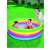 Bestway 157cm inflatable kids pool, rainbow colors, kids playing
