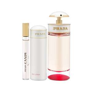 Prada Candy Kiss ajándék szett, 80 ml eau de parfum, 75 ml testápoló, 10 ml mini parfüm - Prada