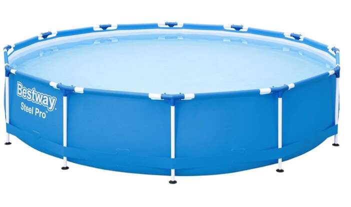 Bestway 366x76cm Fémvázas medence vízforgatóval, szűrővel