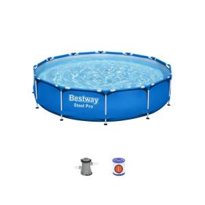 Bestway 366x76cm Metal pool with filter swimming frame