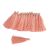 Textile tassel salmon 12pcs/pack 83044679
