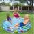 Family enjoying Bestway 51004 inflatable pool in the backyard