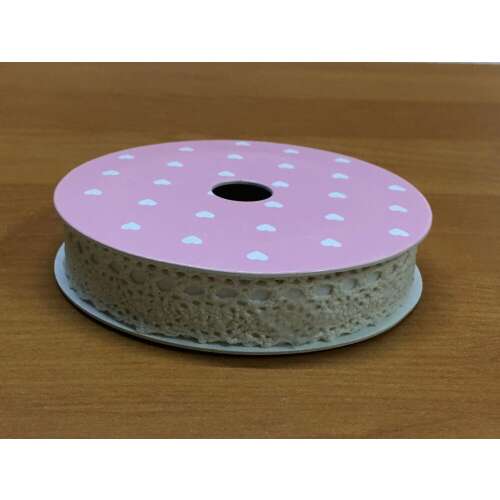 1,5 cm breites ecru selbstklebendes Spitzenband