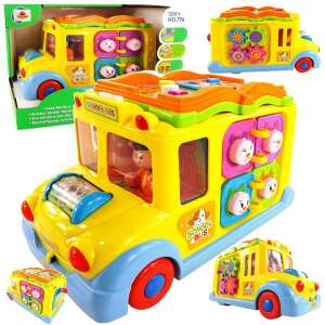 Interaktív készségfejlesztő busz tengernyi funkcióval, Sárga 88673033 Interaktív gyerek játékok