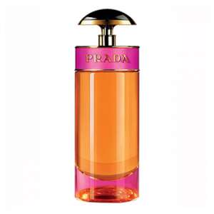 Prada Candy Eau de Parfum, butelka 30 ml, różowa i złota nakrętka, pomarańczowy płyn - Perfumy dla kobiet