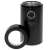 Adler AD4446BG coffee grinder, black, open lid, transparent lid