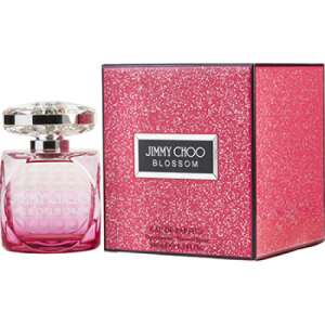 Jimmy Choo Blossom női parfüm, 100ml teszter, rózsaszín üveg ezüst kupak, csillogó rózsaszín doboz - Jimmy Choo