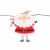 Santa Claus LED String Light on White Background
