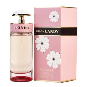 Prada Candy Florale Eau de Toilette Spray, 80 ml, rózsaszín üveg arany kupak és doboz - Prada