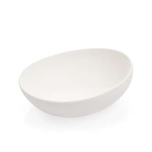 FANCY HOME Kamenná miska 21 cm, biela 83158679
