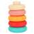 Ikonka Hippo Stacking Rings Educational Toy for Babies
