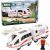 Set tren reîncărcabil BRIO World ICE cu cablu USB și figurină conductor