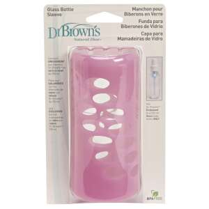 Dr. Browns Standard szilikonos védőháló 250ml üveg cumisüvegre pink 83165922 Cumisüveg kiegészítő