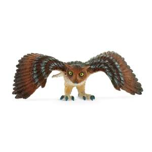Bullyland 69396 Long-eared Owl figurine, realistic hand-painted plastic toy, 12.5 cm - Bullyland