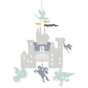 Djeco Little Big Room Minimobil Замък с дракони висящ мобил - Висулка за детска стая