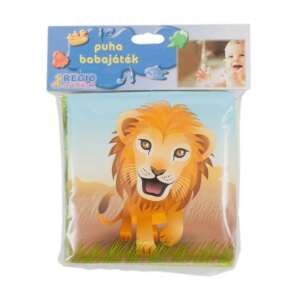 Książka kąpielowa Regio Toys z lwem, miękka książka kąpielowa dla niemowląt, książka kąpielowa ze zwierzętami - Książka
