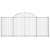 vidaXL 5 db íves horganyzott vas gabion kosár 200x30x80/100 cm 83173449