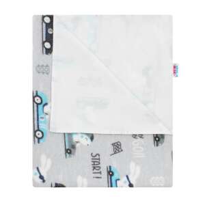 Podkład do przewijania New Baby z flaneli z nadrukiem samochodów - Prześcieradło do pieluch