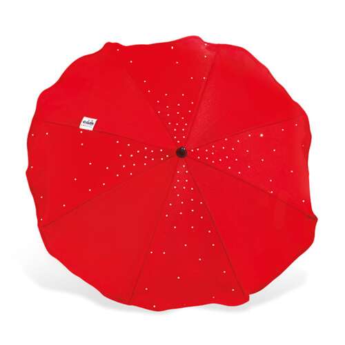CAM Cristallino T002 red stroller umbrella, top view