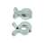 2 pack of mint green stroller clips for attaching toys, blankets, and other accessories to strollers and car seats