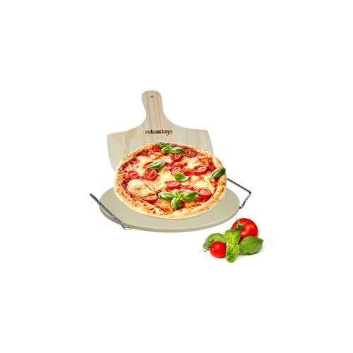 Pizzakő Ø 32 cm + Pizzalapát