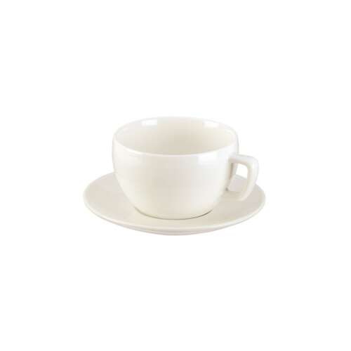 Tescoma CREMA porcelán teáscsésze és alátét szett, fehér - Tescoma