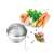 Tescoma GrandCHEF stainless steel tea ball infuser, 10 cm diameter, used for infusing tea, herbs, spices, and vegetables