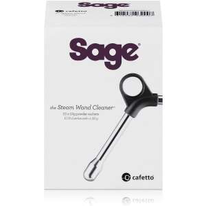 Sage BES006 Steam Wand Cleaner, 10 x 10g sachets, coffee machine cleaning powder - Sage