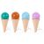 Pastel colored ice cream skill games lined up
