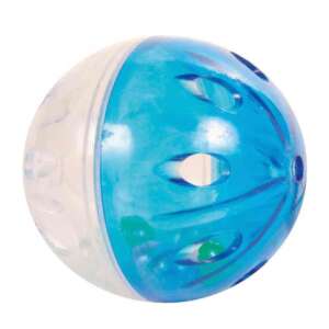 TRIXIE 4166 Piłka do Zabawy dla Kota, niebieska z przezroczystego plastiku, średnica 4,5 cm - Trixie Gra o kotach