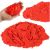 Ikonka Kinetic Sand 1kg - Red, with sea animal molds