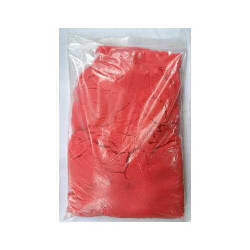 Ikonka Kinetic Sand 1kg - Red, in plastic bag