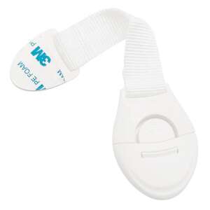 10 ks bezpečnostných zámkov na zásuvky, detská poistka, zámok na skrinku, samolepiace - Biela