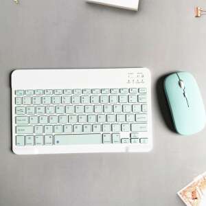 Wireless keyboard and mouse set, compact and portable, perfect for laptops, tablets, and smartphones - Nonbrand Keyboard