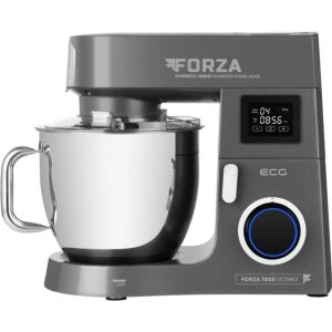 ECG FORZA 7800 Ultimo Scuro Kitchen Machine, 8L, 1800W, Grey