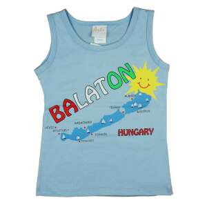 Ujjatlan gyerek póló Balaton felirattal - 110-es méret 83243029 Gyerek trikó, atléta