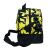 Side view of Pokémon Pikachu insulated lunch bag with adjustable strap