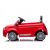 Oldalnézet az Apollo Fiat 500 12V elektromos kisautóról, piros