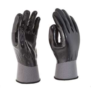 ROCK Safety NF1001 nitril mártott poliészter szerelőkesztyű, méret 07 - Védőfelszerelés