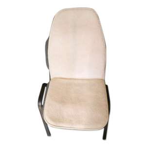 Fehér gyapjú üléshuzat székekhez, irodai székekhez, autóülésekhez, otthoni bútorokhoz - Nonbrand Autó üléshuzat