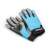 Pair of blue and grey work gloves, size 8/M, by Coolfit