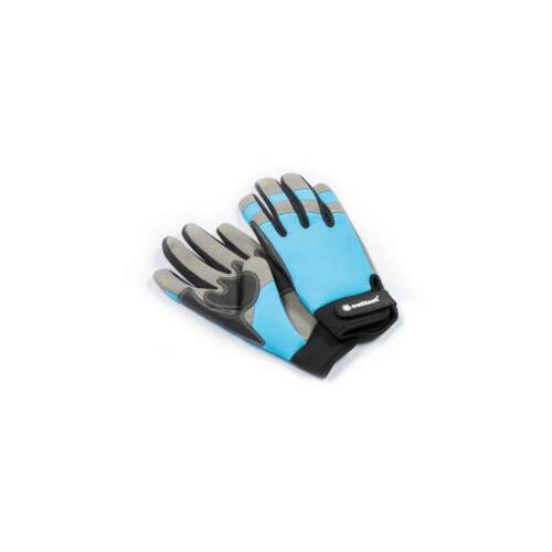 Pair of blue and grey work gloves, size 8/M, by Coolfit
